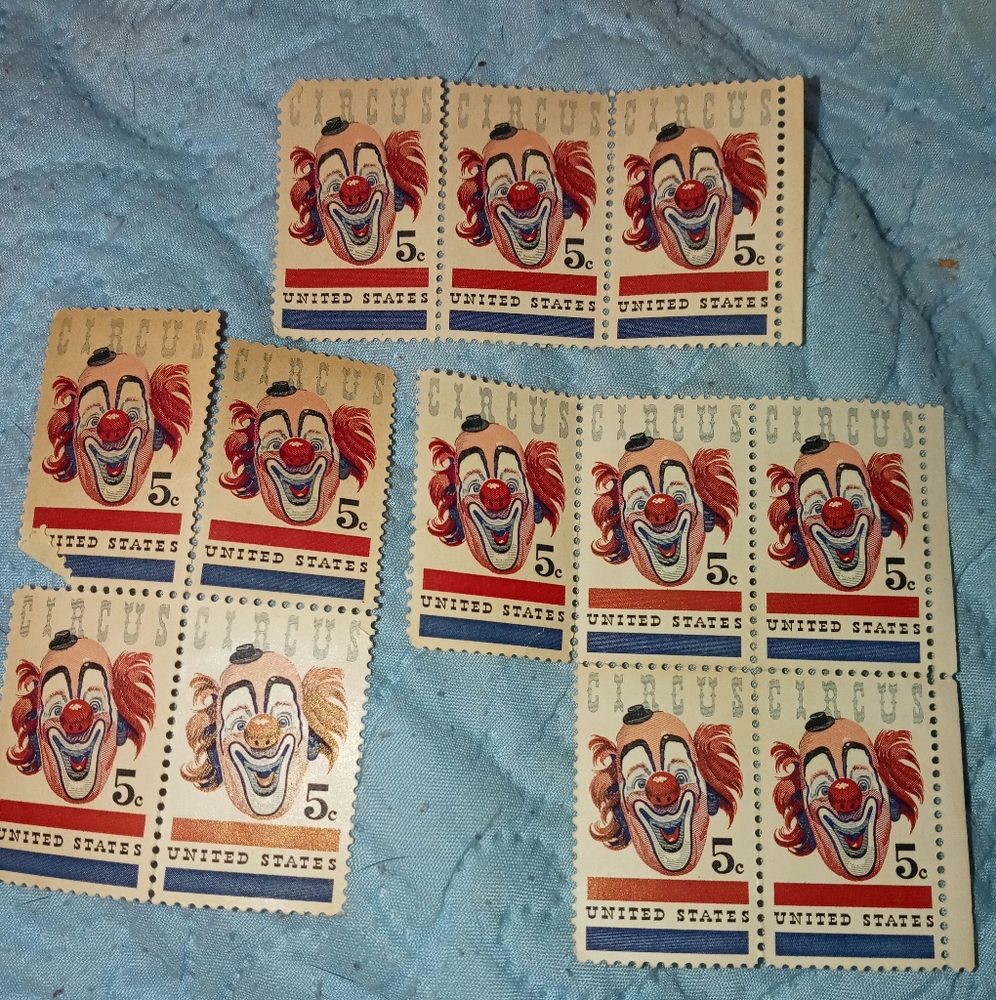 Vintage postage stamps